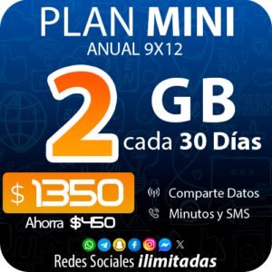 PLAN MINI 2GB ANUAL