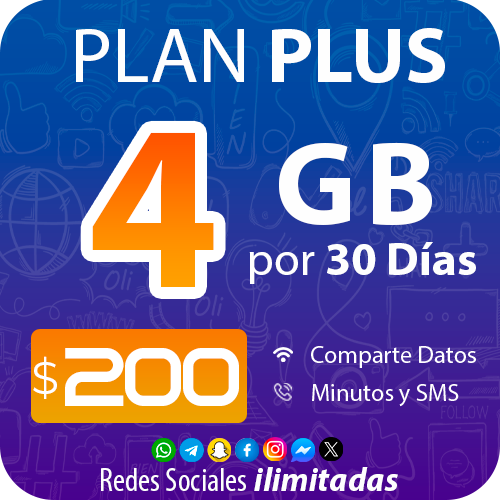 PLAN PLUS 4GB