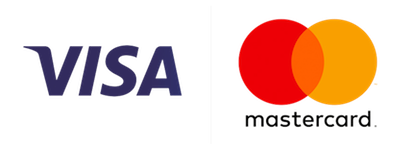 Aceptamos Visa y Mastercard